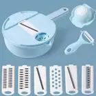 12 IN 1 Mandoline Slicer Vegetable Cutter Potato Onion Carrot Grater Chopper