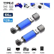 Type C Flash Drive 64G 128G 2 in 1 OTG USB 2.0 + USB C Memory Stick for Storage