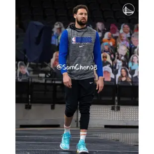 Nike NBA 勇士 球員版 無袖 帽踢 球衣 背心 外套 練習衣 Curry Thompson AU 長袖 短袖