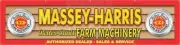 MASSEY HARRIS TRACTOR FARM DEALER LETTER SIGN REMAKE BANNER ART MURAL 24" x 96"