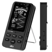 SOLO ST-22 Metronome Digital Tuner for Guitar Bass Violin Ukulele Rechargeable