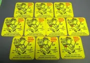 VINTAGE BELLOWS WHISKEY LOUISVILLE KENTUCKY HAD ROUGH DAY GOLFING GOLF COASTERS