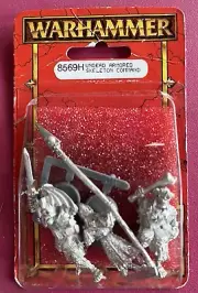 Warhammer 8569H Undead Armored Skeleton Command 1997 RARE! OOP and NIB
