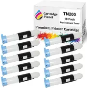10-Pack Compatible Toner Cartridge for Brother TN-200 TN200 (2,200 Pages) for Brother FAX2660 FAX2750 FAX3750 FAX8000P FAX8200P HL730 HL730Plus MFC4340 MFC4600 MFC6650MC MFC9500