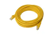 8Ware Cat6a UTP Ethernet Cable 5m Snagless Yellow [PL6A-5YEL]