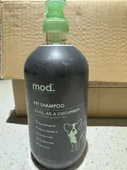 New Unopened Mod Hypoallergenic Dog Pet Shampoo cucumber green tea 34oz