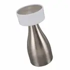 (Silver) Portable Led Table Lamp 3-Color Metal Table Lamp Touch Charging Lamp