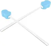 Healvian 2pcs Bath Back Brush Gentle Massage Shower Body Brush Exfoliating Back Scrubber for Deep Cleansing Spa Experience