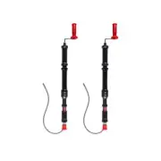Milwaukee Trap Snake 4-ft Urinal Auger (2 Pack) for Urinals and Floor Traps