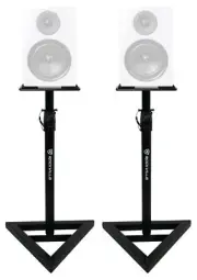 (2) Rockville Adjustable Studio Monitor Speaker Stands For Rockville DPM6W