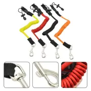 Paddle Leash Canoe Coiled Functional Paddle Leash Quick Release Buckle