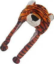 Ipetboom Elastic Animal Hat for Adorable Decorative Tiger Beanie Comfortable Headgear for Parties and Photo Shoots Cute Accessory
