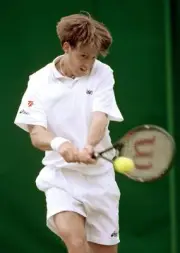 Mikael Tillstrom of Sweden during the Wimbledon Lawn Tennis Champi- Old Photo