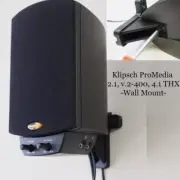 Klipsch ProMedia 2.1, v.2-400, 4.1 THX PC Speaker - Wall Mount (White or Black!)