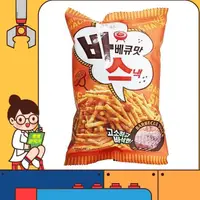 在飛比找松果購物優惠-韓國 FOOD KING 燒烤風味餅 100g BBQ薯條 