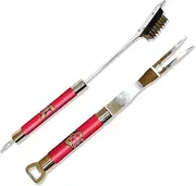 NCAA Maryland Terps Barbeque Fork and Grill Cleaner Set