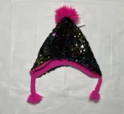 Girls Multi-Colored Sparkly Hat: OSFM