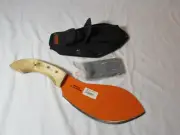 MARBLE'S BOLO- CAMP CLEAVER #51214 WITH SHEATH & STONE