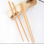 【CMK】木筷子42公分長筷子 4雙(防燙筷子煮飯 煮麵 烤肉料理筷子環保筷子木質筷子)