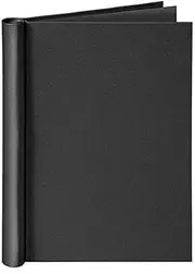 VELOFLEX Velocolor 4944380 Binder DIN A4 with Linen Texture Capacity Max. 150 Sheets Black Pack of 1