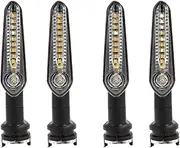 Motorcycle Indicators Flowing Turn Signal Lights LED Turn Signal Running Water Lamp For YA&MA&HA MT07 Tenere 700 XJ6 FZ6 MT09 TR&AC&E&R 900 MT10 MT03 FZ25(4pcs Flowing)
