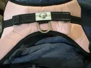 HAPPY PAWS~X-LARGE~Dog Harness~PINK~Adjustable Straps~Soft Padded Underside~New