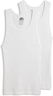 [Jockey] Men's Undershirt Made in America 100% Cotton Tank - 2 Pack