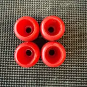 Unknown Red 58mm 101a Skateboard Wheels