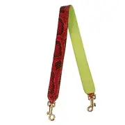 Dolce & Gabbana Leather Shoulder Strap Bag Strap Red Green Gold 12828