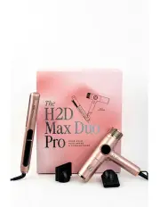 H2D Max Duo Linear Straightener & Blowdryer Combo in Rose Gold