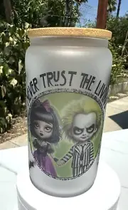 Beetlejuice 16oz Libby Glass Can