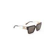 [Dolce & Gabbana Eyewear] Dolce & Gabbana Eyewear-Brown Havana Acetate Sunglasses-Donna OS OS