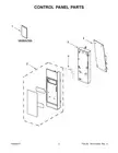W11192682 Whirlpool Microwave CNTRL-ELEC #5 on diagram picture