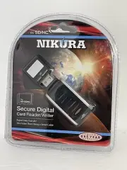Nikura Secure Digital Card Reader and Writer Fits SD/SDHC, BRAND NEW, SEALED