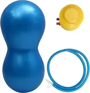 KITANDOVE Peanut Yoga Ball with Pump Thicken Workout Ball for Fitness Core Strengthening Balance Training Durable PVC for Home Gym and Physical Therapy