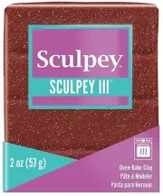 Sculpey Polymer Clay Garnet Glitter