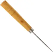 Leather Scratching Awl - Embroidery Handle Awl Tool - Bookmaking Wooden Awl - Sc