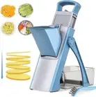 Vegetable Slicer, with 4 Cutter Modes Multifunctional Veg Chopper, Dicer, Sli...