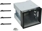 Yardenfun Optical Drive Bay Hard Disk Tray Accessory 3.5 Inch Hard Drive Cage Expandable to 3 Bays Easy Install
