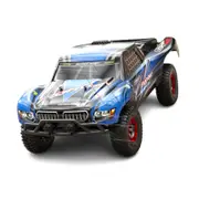 2.4g Four-wheel Drive High-speed Climbing Carbon Brush Motor Rc Off-road Vehicle Blue