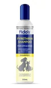 FIDOS PYRETHRIN Shampoo for Cats & Dogs 250ml for Flea & Lice