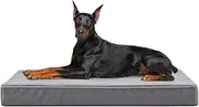 Extra Large Orthopedic Dog Bed with Cooling Gel Memory Foam, Large Dog Crate Mat for Big Breed Dogs
