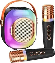 Portable Karaoke Machine for Kids - Children Small Microphone Karaoke Machine,Funny Singing Machine Household Karaoke Speaker Heavy Bass for Classroom, Bedroom