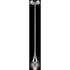 Lite Source LS-19182PN Luna I 1 Light 4.75 inch Nickel Pendant Ceiling Light