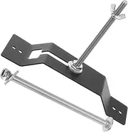 Wall Mounted Spare Tire Carrier Bracket for Trailers Heavy Duty Metal Wheel Bracket Fit for Enclosed Trailers Space Saving Design for Secure Travel
