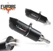 YAMAHA SUPERTENERE XTZ 750 89-97 GPR EXHAUST SYSTEM FURORE BLACK SLIP ON MUFFLER