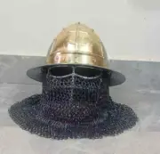 Medieval Norman Armor Knight Steel Helmet Medieval Byzantine Kettle Hat Helmet..