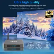 8GB/64GB X96-X6 Android 11.0 Bluetooth Dual WiFi 8K Antenna TV Box+Voice Control