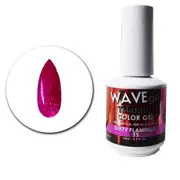 WAVE - UV LED Gel Nails Polish Glitter Titanium 35 Dirty Flamingo