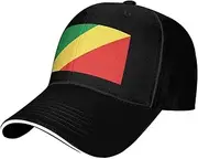 [SSIULUS] Republic of Congo Casquette Cap Hats,Trucker,Baseball Cap with Snapback,Perfect for Summer,Golf